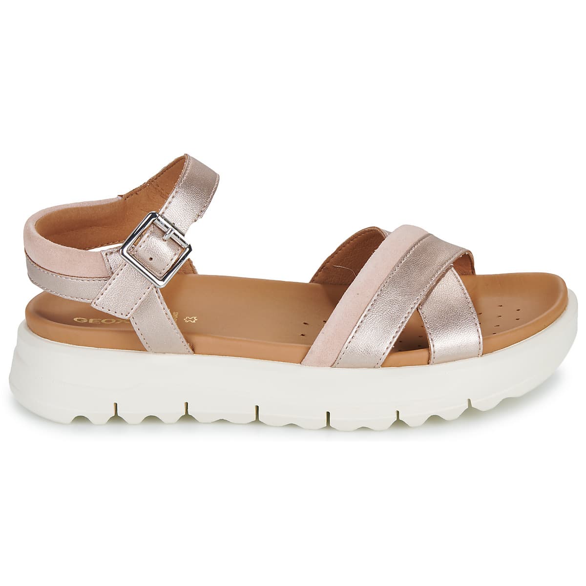 Women's Platforms Geox Silver