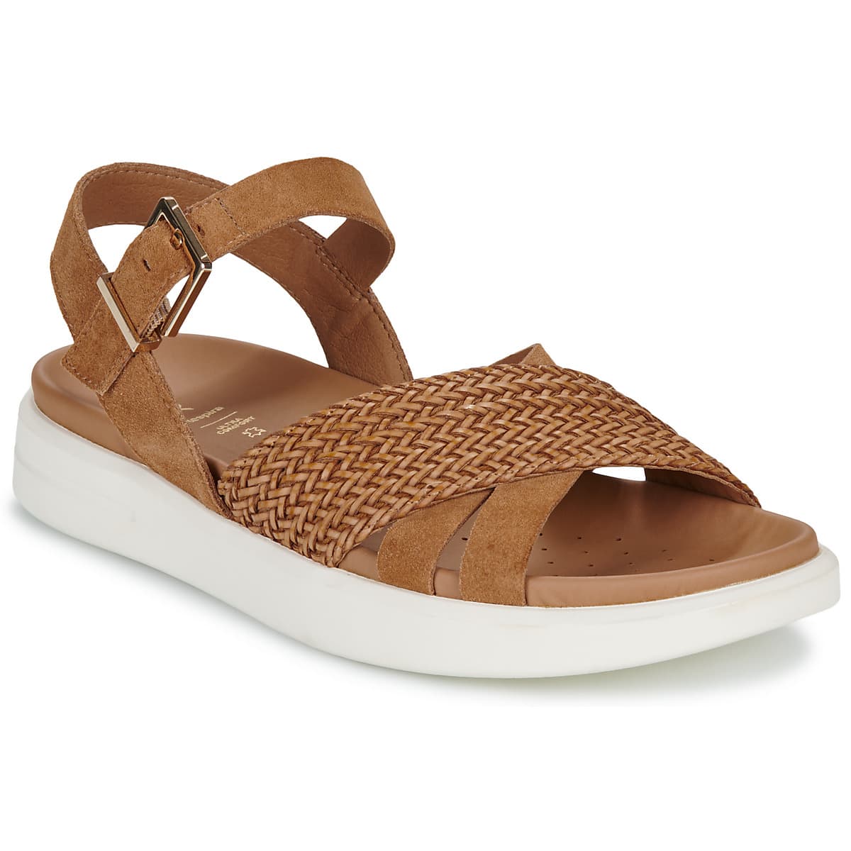 Women's Platforms Geox Brown