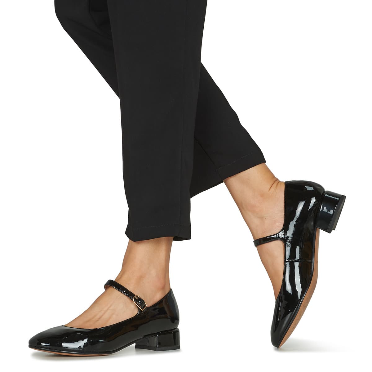 Women's Ballet Flats Geox Black