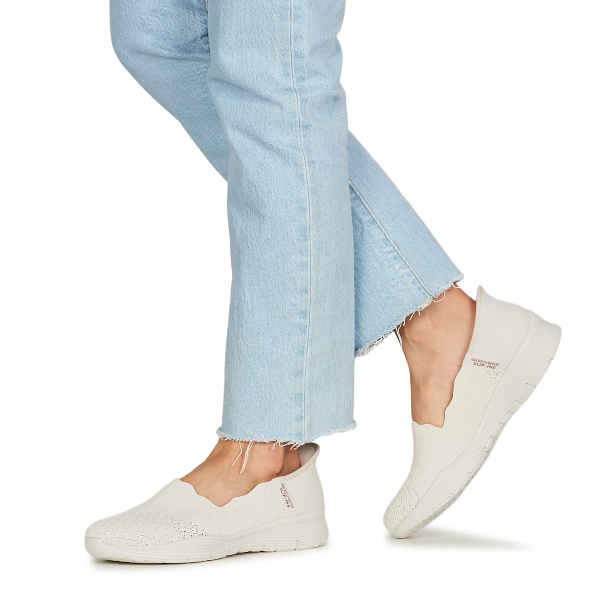 Women's Ballet Flats Skechers Beige