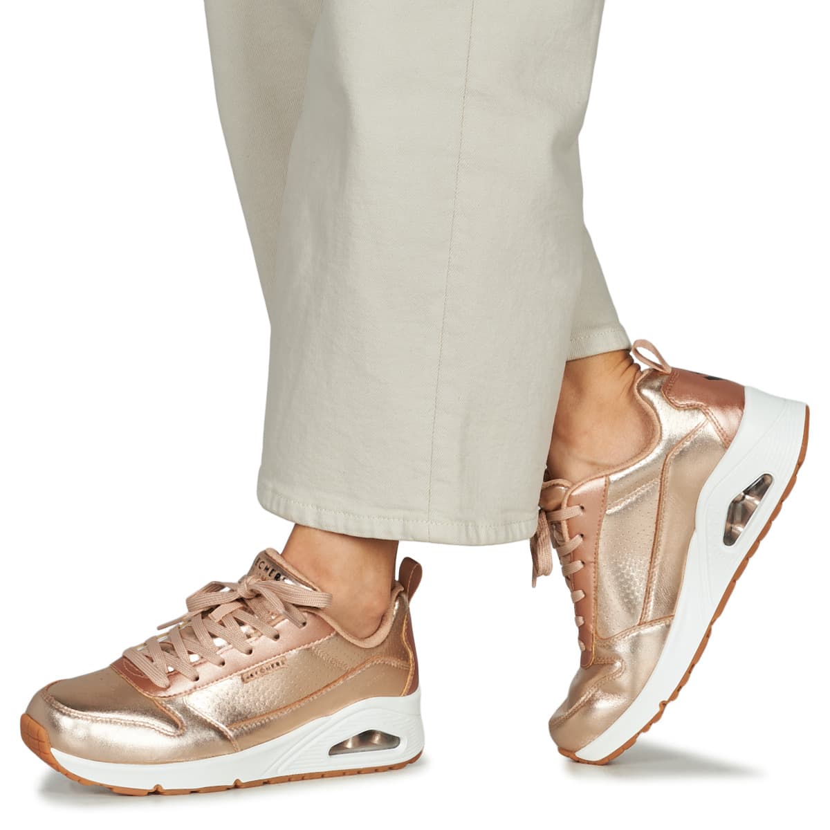 Women's Sneakers Skechers Gold