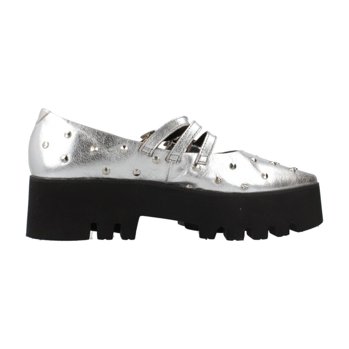 Women's Ballet Flats Yellow Silver