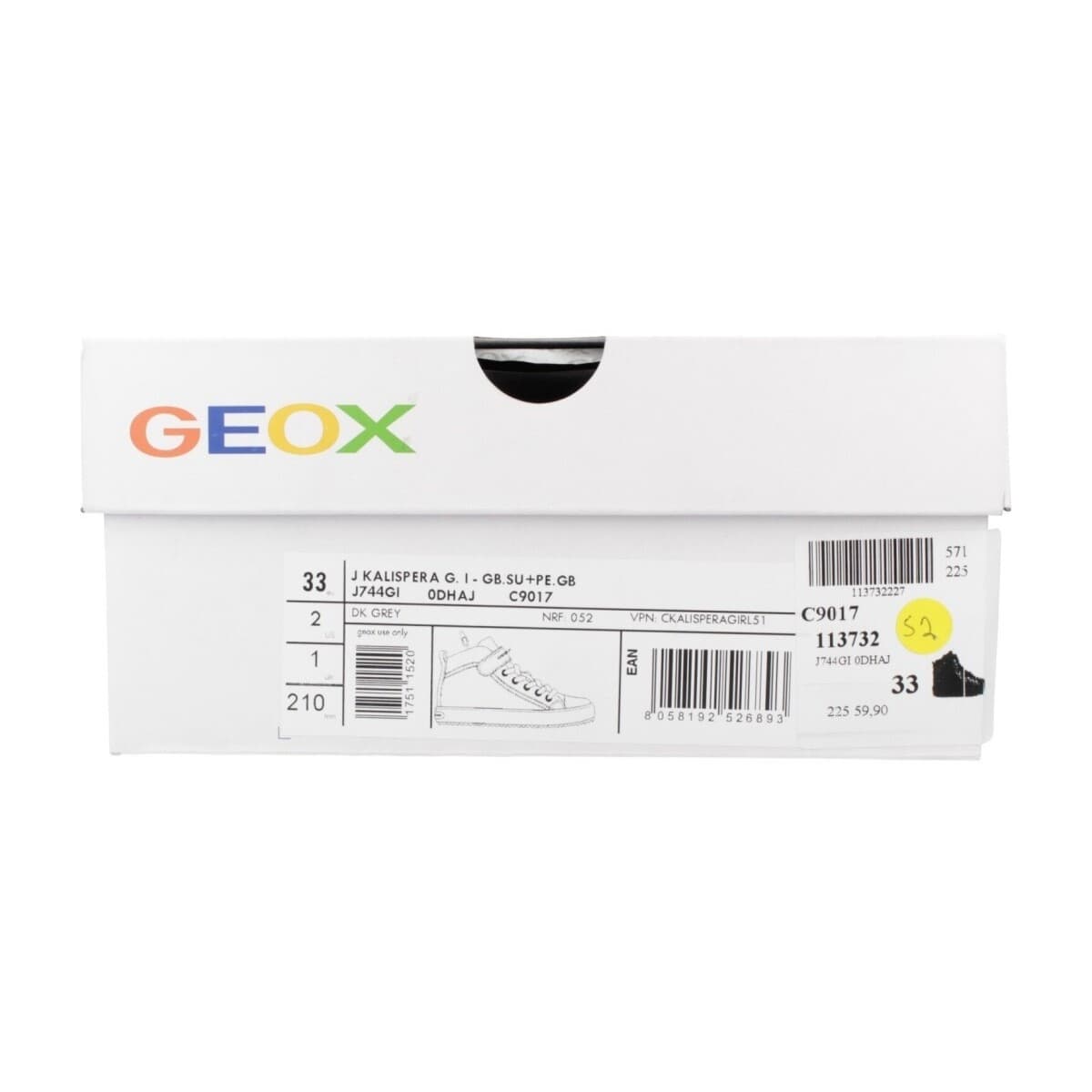 Girls' Sneakers Geox Gray