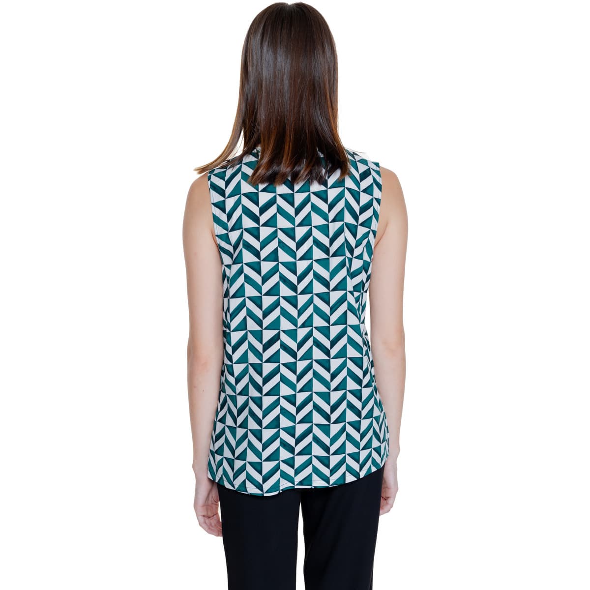 Women's Sleeveless Tops Street One Green
