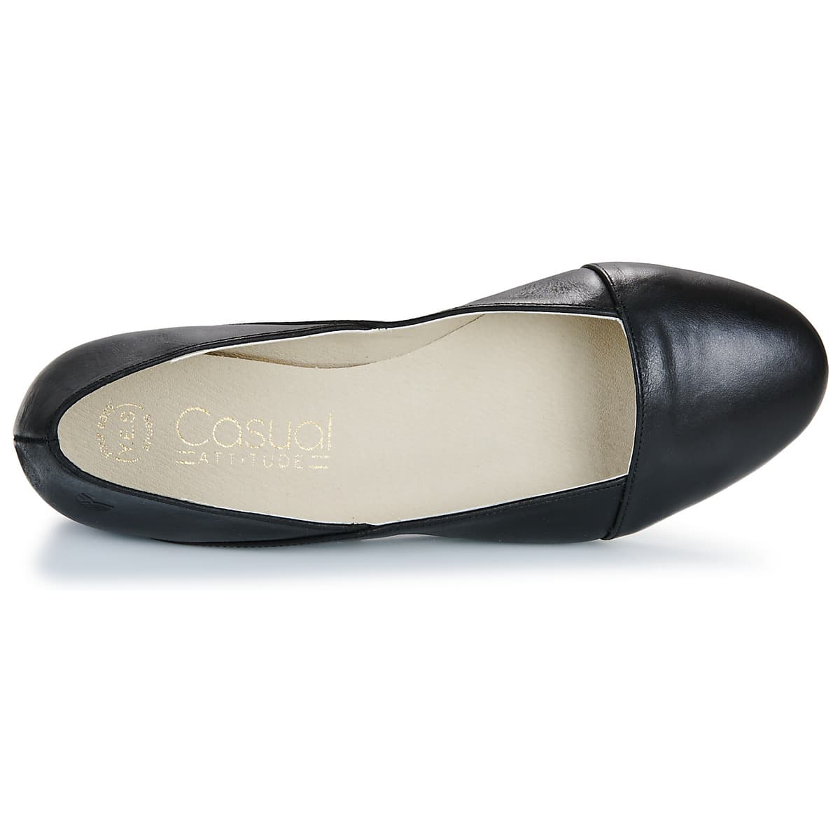 Women's Ballet Flats Casual Attitude Black