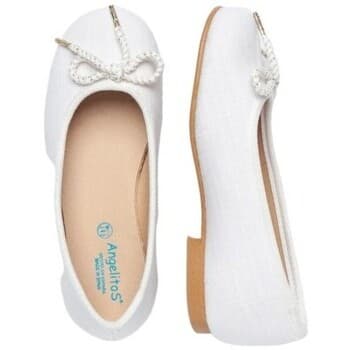 Women's Ballet Flats Angelitos White