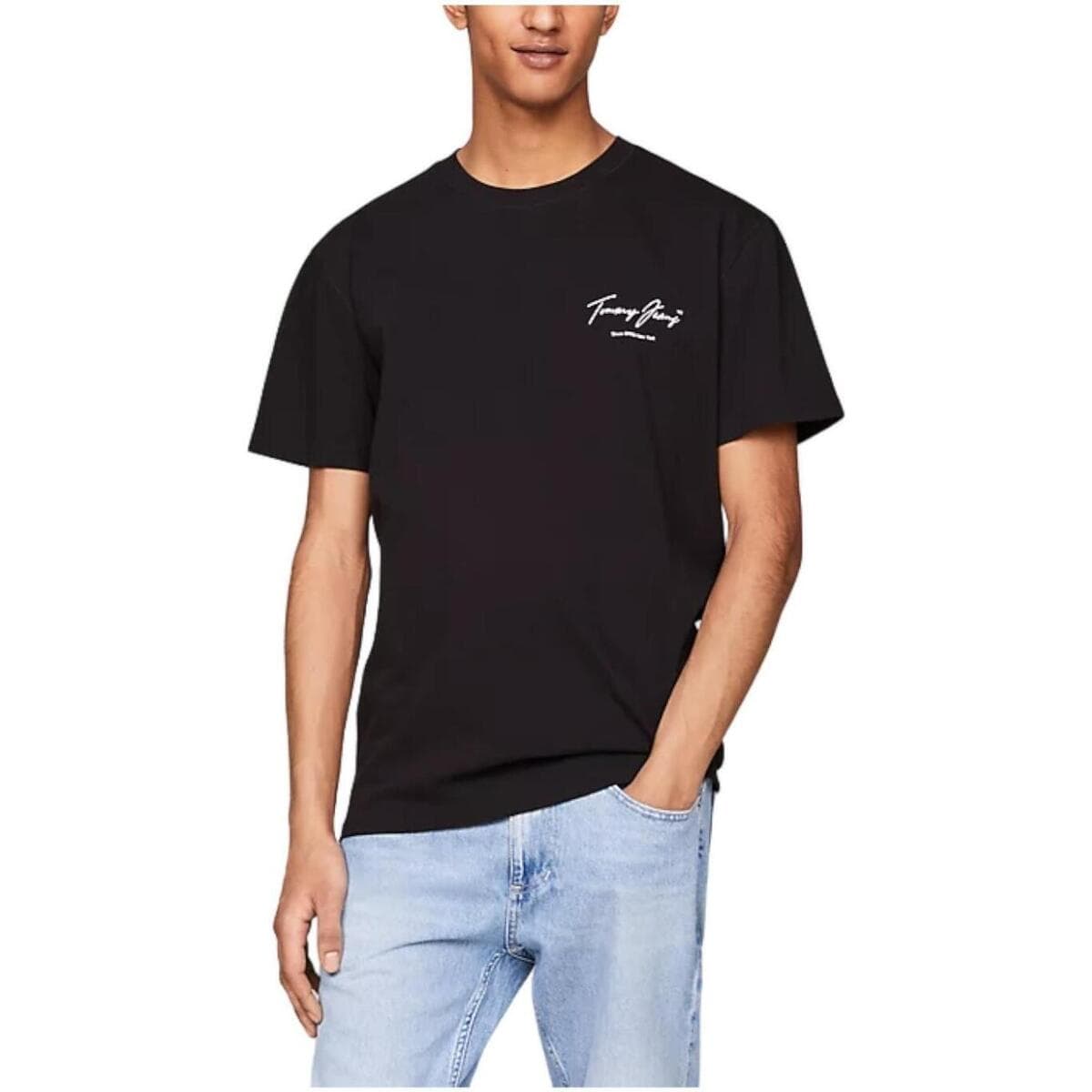 Men's T-Shirts Tommy Hilfiger Black
