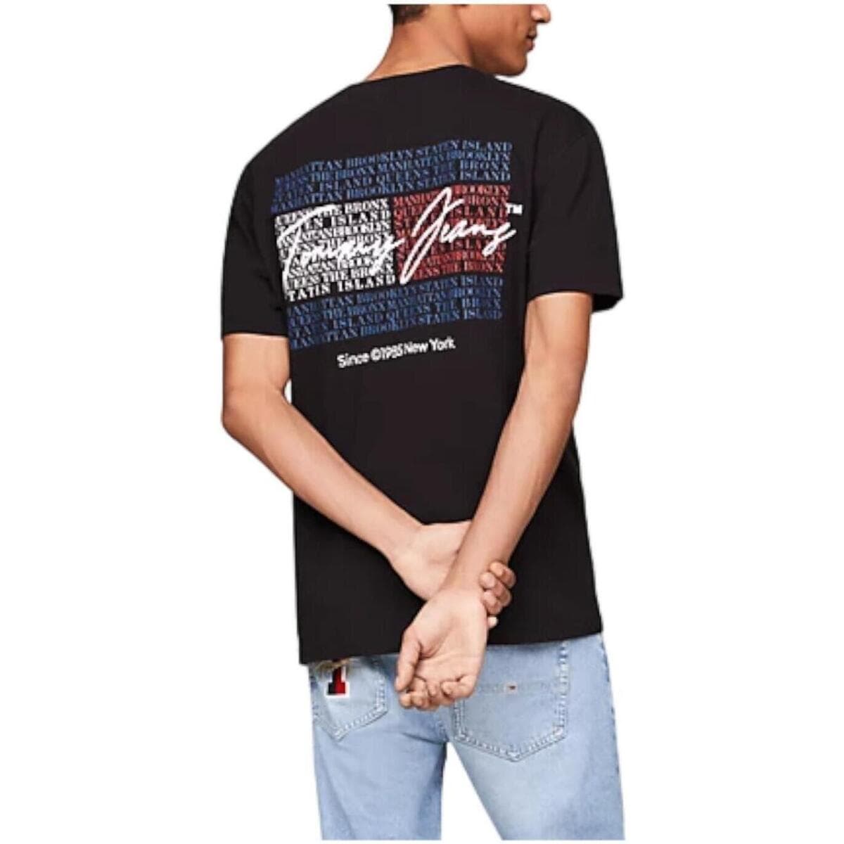 Men's T-Shirts Tommy Hilfiger Black