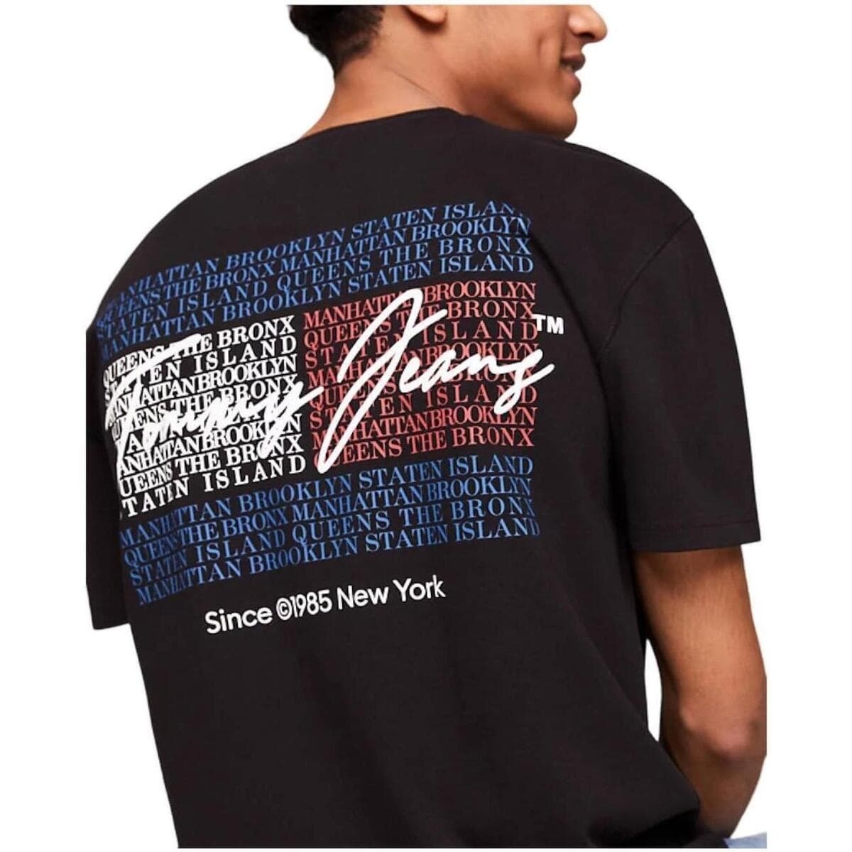 Men's T-Shirts Tommy Hilfiger Black