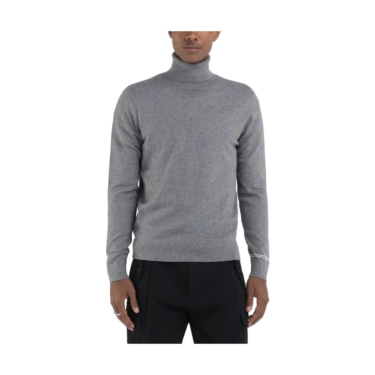 Μπλουζάκια με μακριά μανίκια Replay KNIT TURTLENECK SWEATER MEN