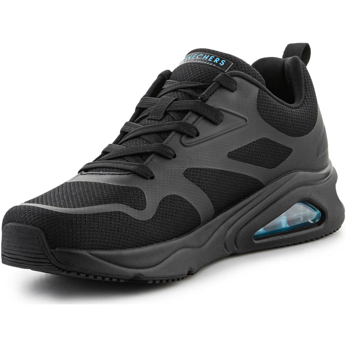 Skechers Tres-Air Ανδρικά Sneakers Μαύρα 183071-BBK