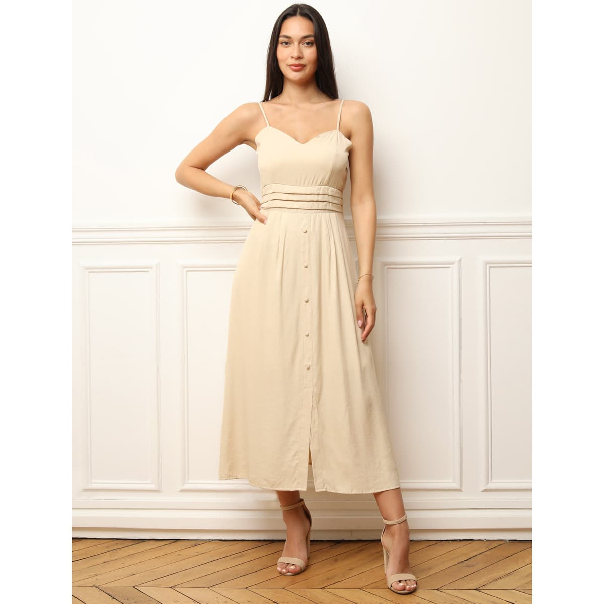 Women's Dresses La Modeuse Beige