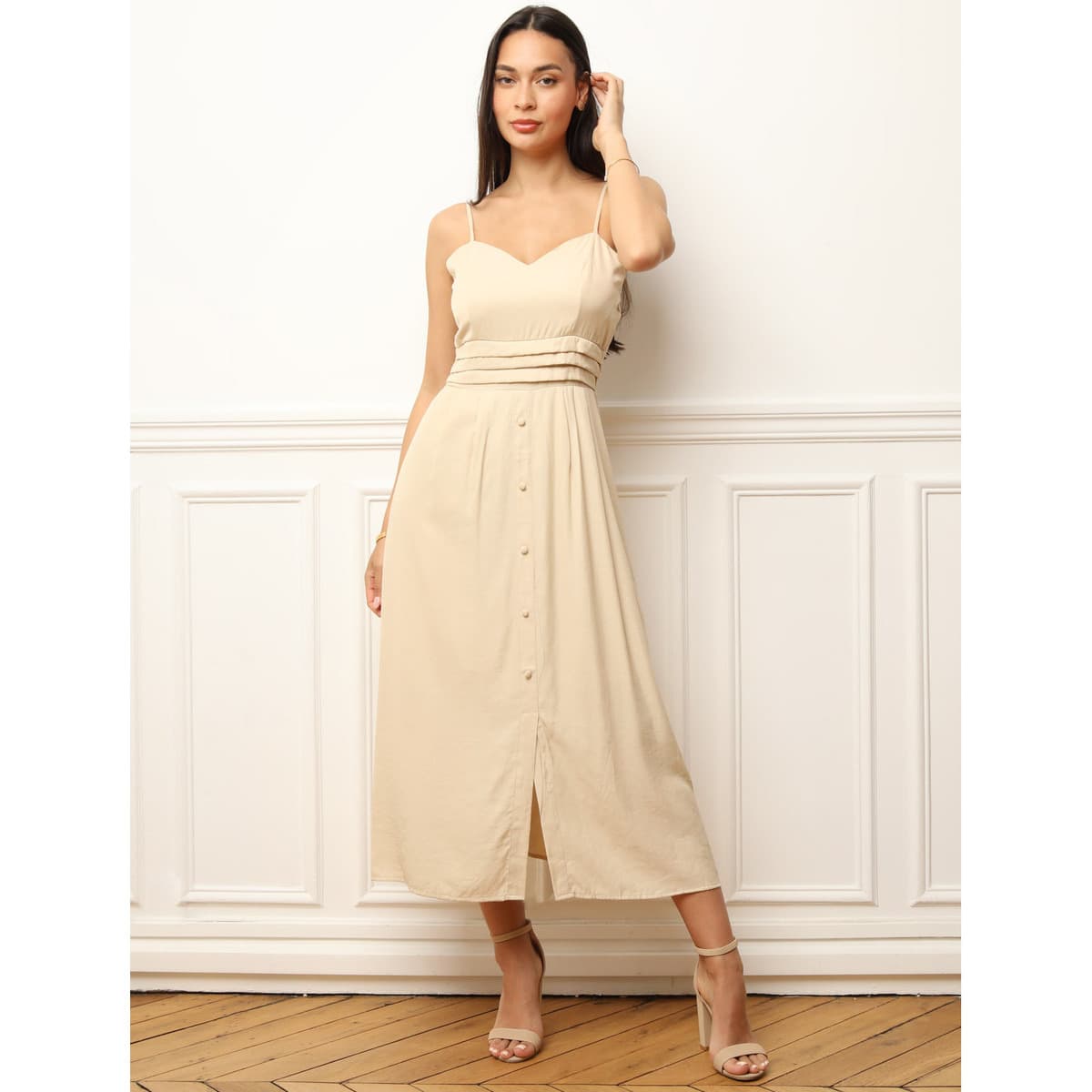 Women's Dresses La Modeuse Beige
