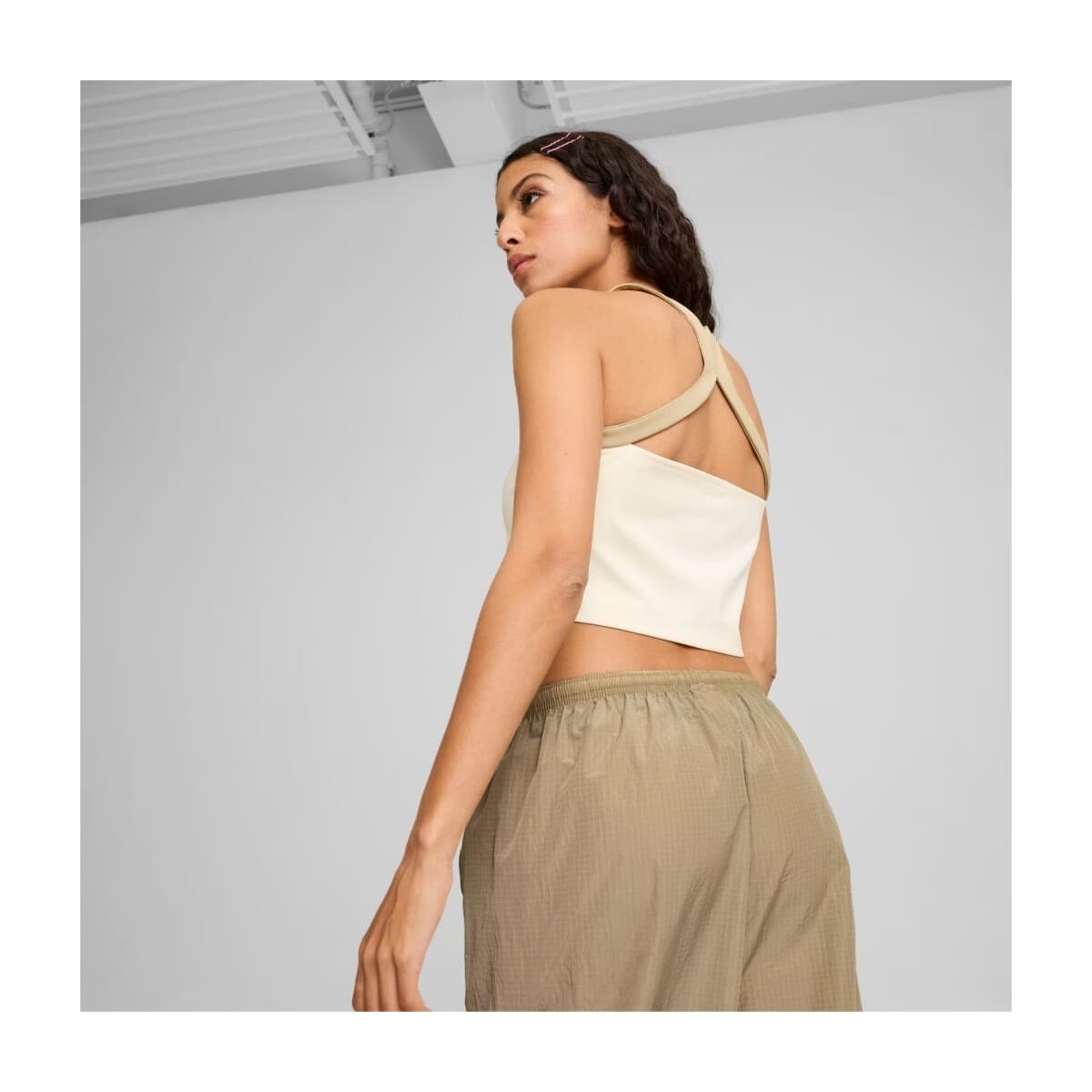 Women's T-Shirts Puma Beige