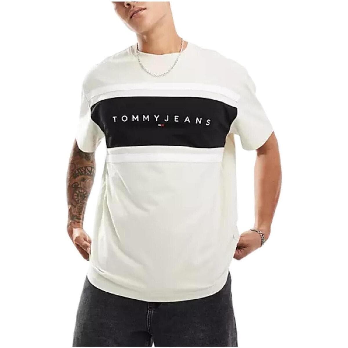 Men's T-Shirts Tommy Hilfiger Beige