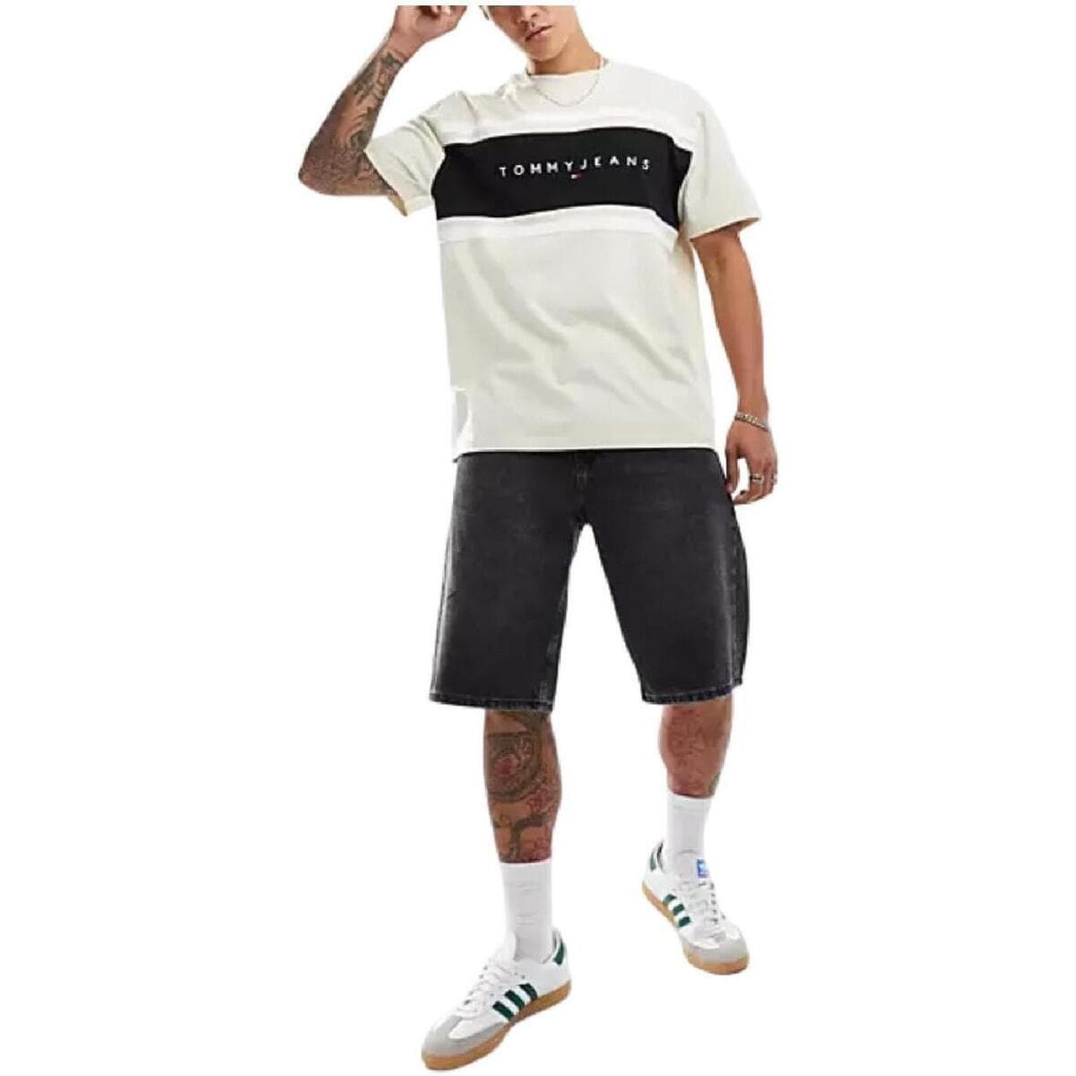 Men's T-Shirts Tommy Hilfiger Beige