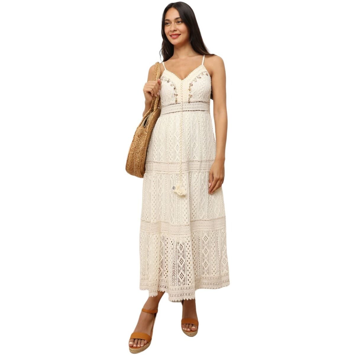 Women's Dresses La Modeuse Beige