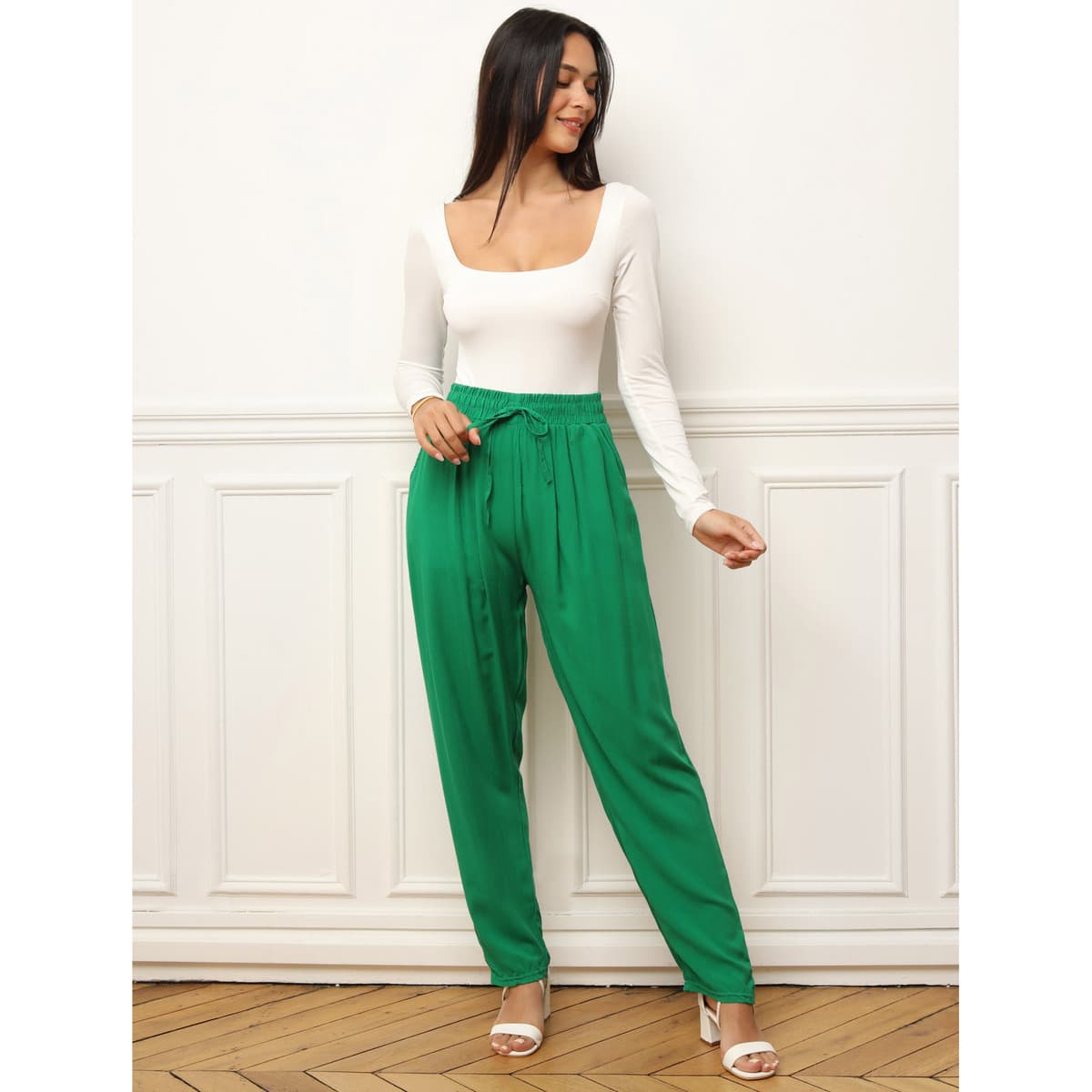 Women's Pants La Modeuse Green