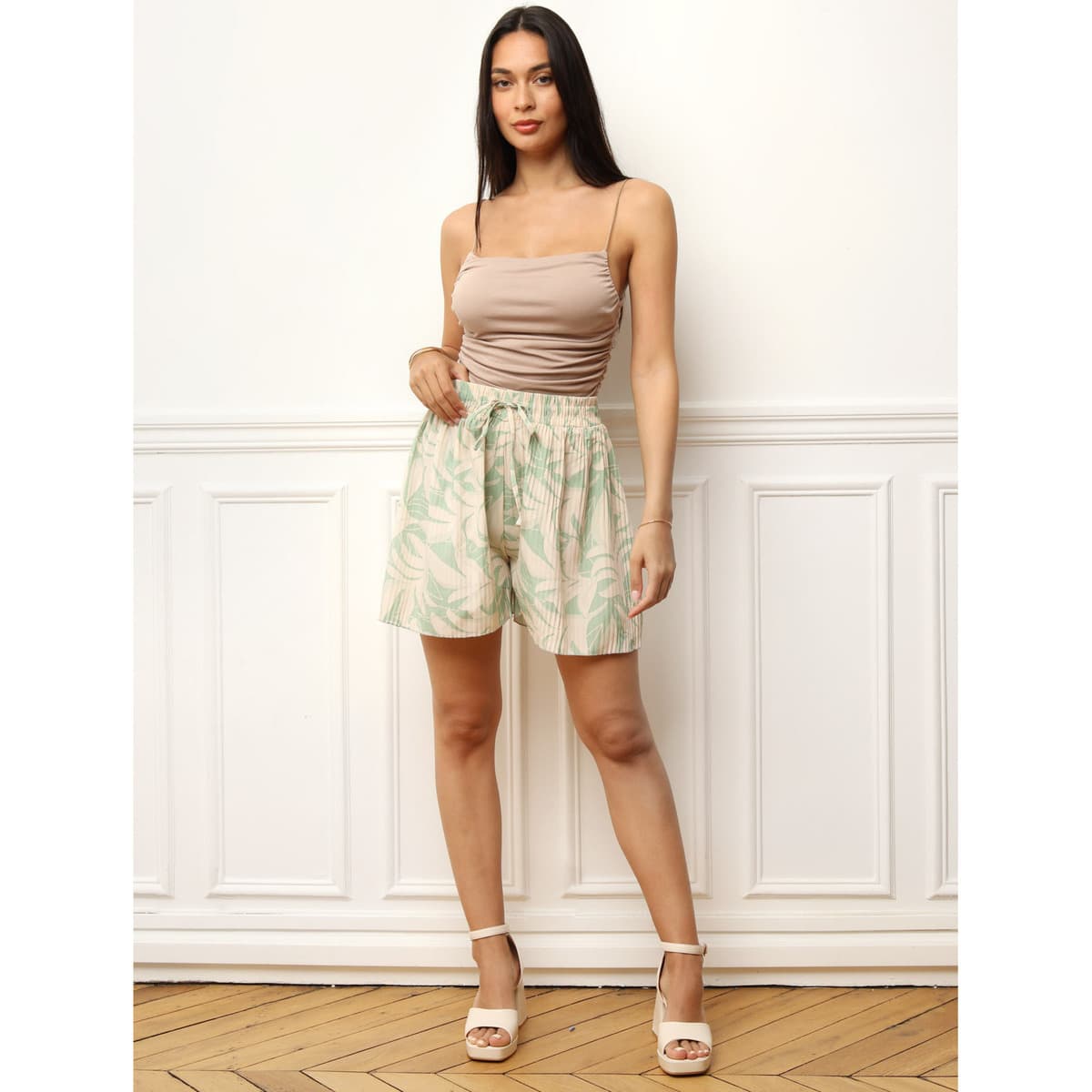 Women's Shorts La Modeuse Green