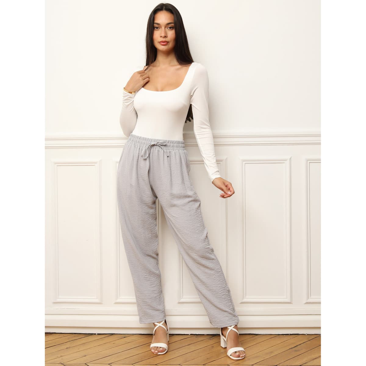 Women's Pants La Modeuse Gray
