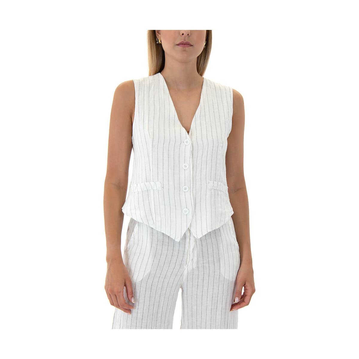 Women's Sleeveless Tops Baker's Dozen Multicolor