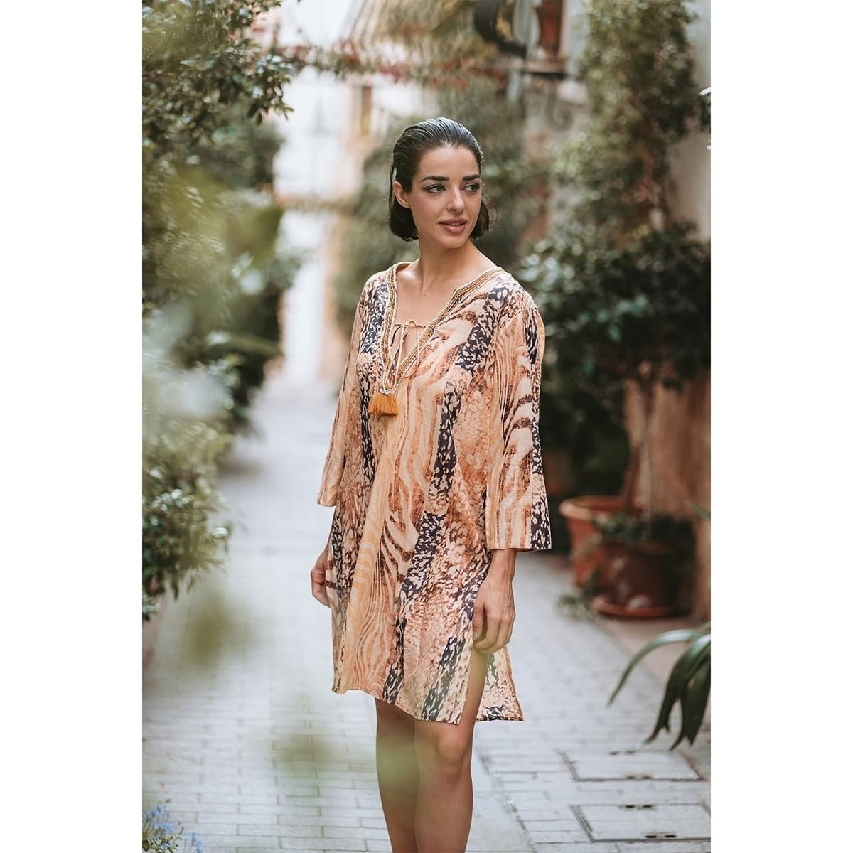 Women's Dresses Isla Bonita By Sigris Beige