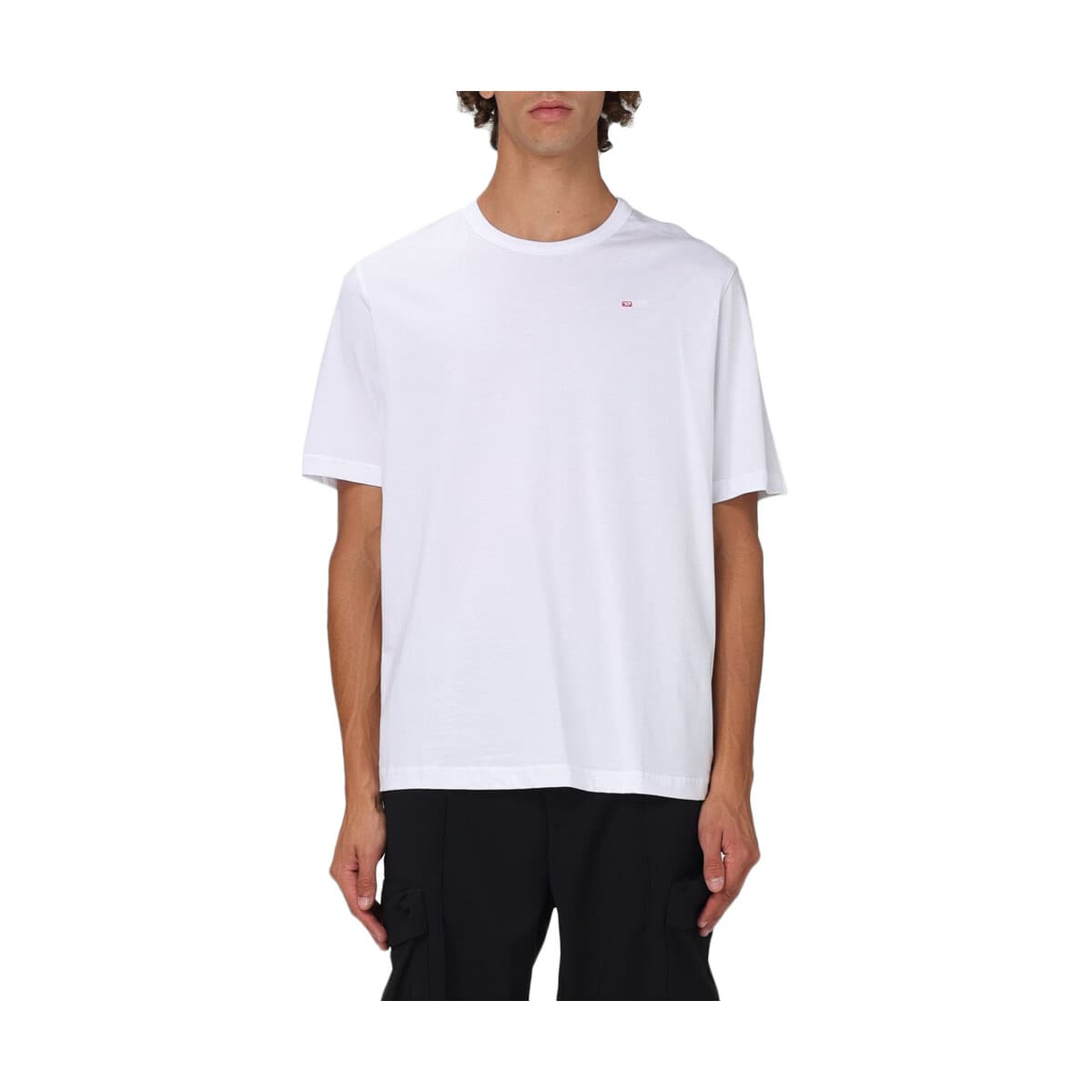 T-shirt με κοντά μανίκια Diesel T-ADJUST-MICRODIV T-SHIRT MEN