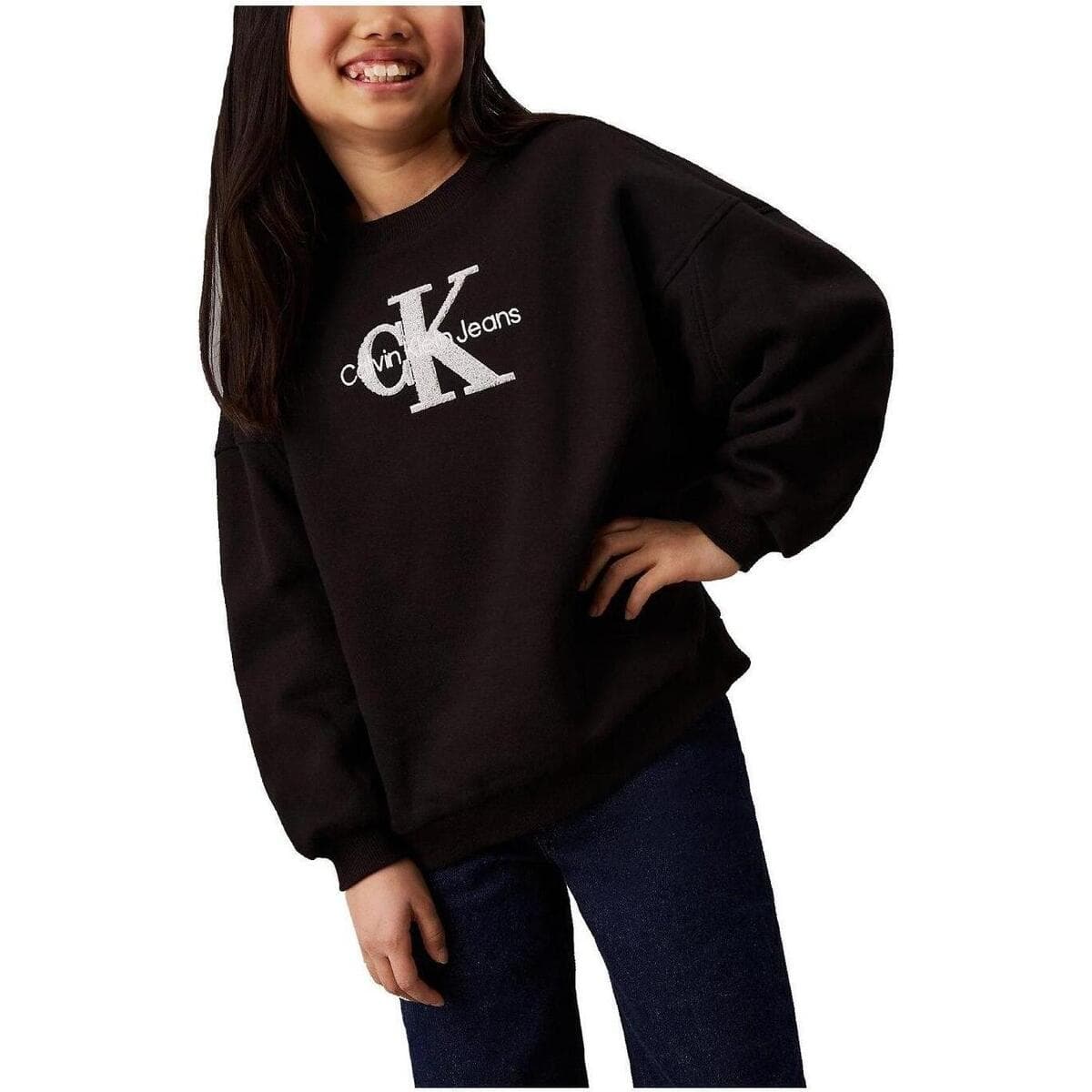 Girls' T-Shirts Calvin Klein Black