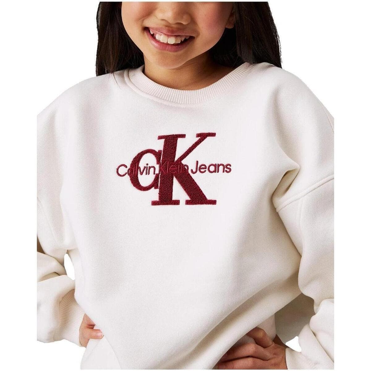 Girls' T-Shirts Calvin Klein White