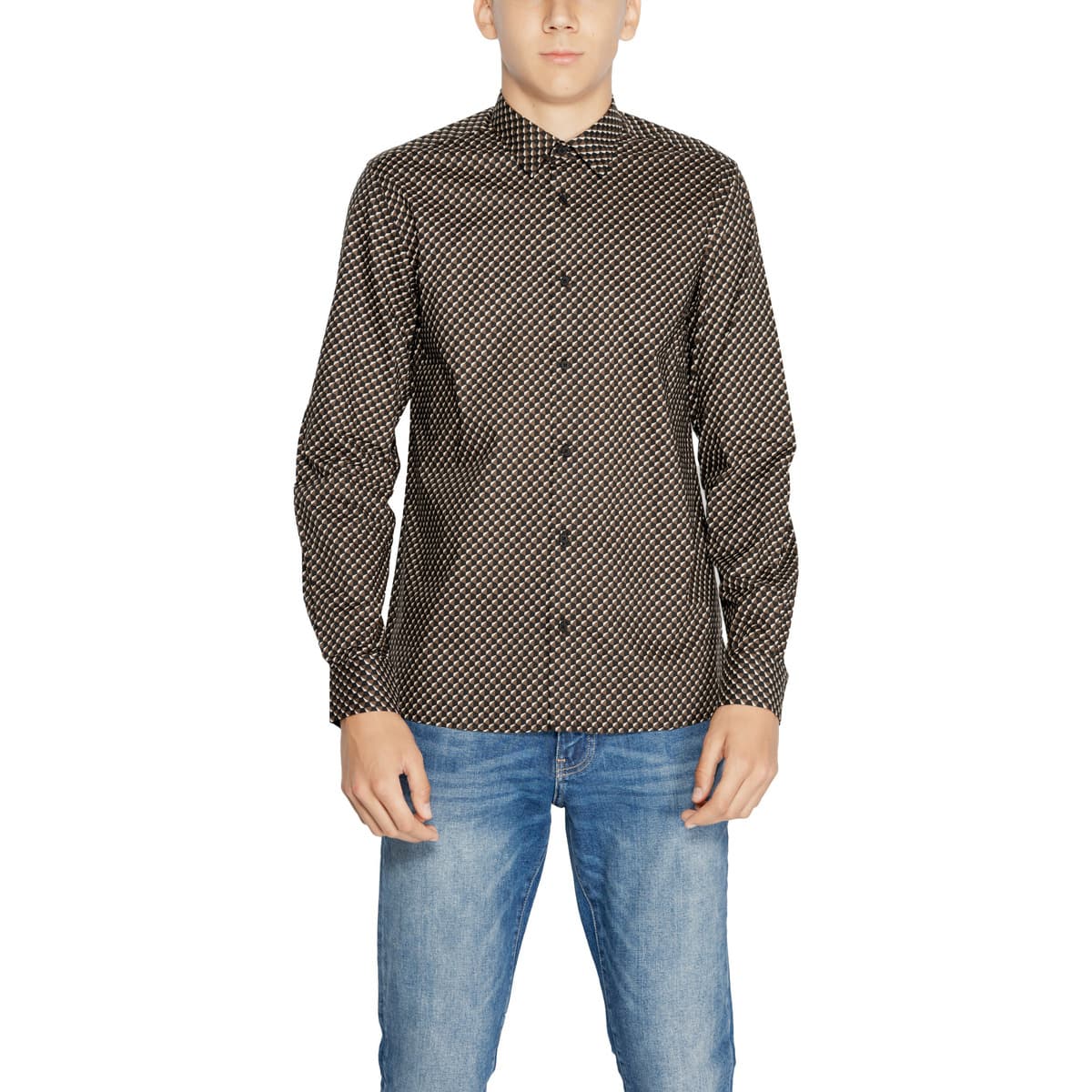 Men's Shirts Antony Morato Brown