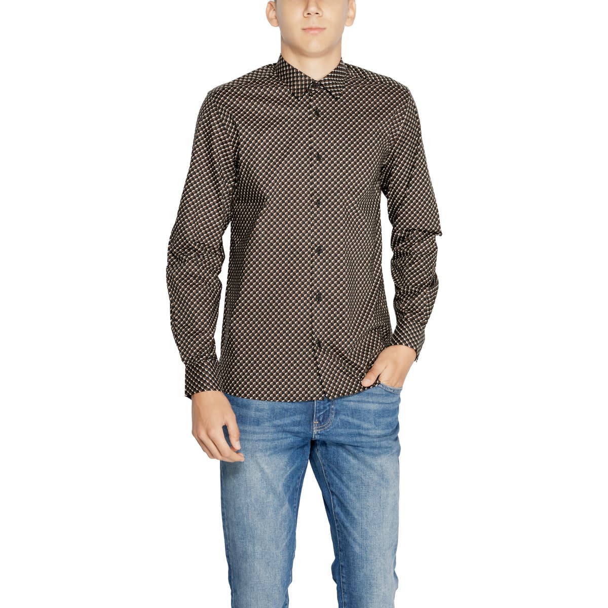 Men's Shirts Antony Morato Brown