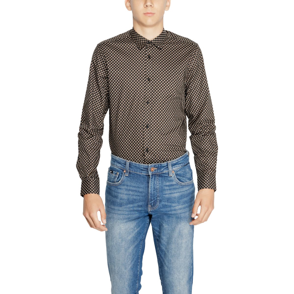Men's Shirts Antony Morato Brown
