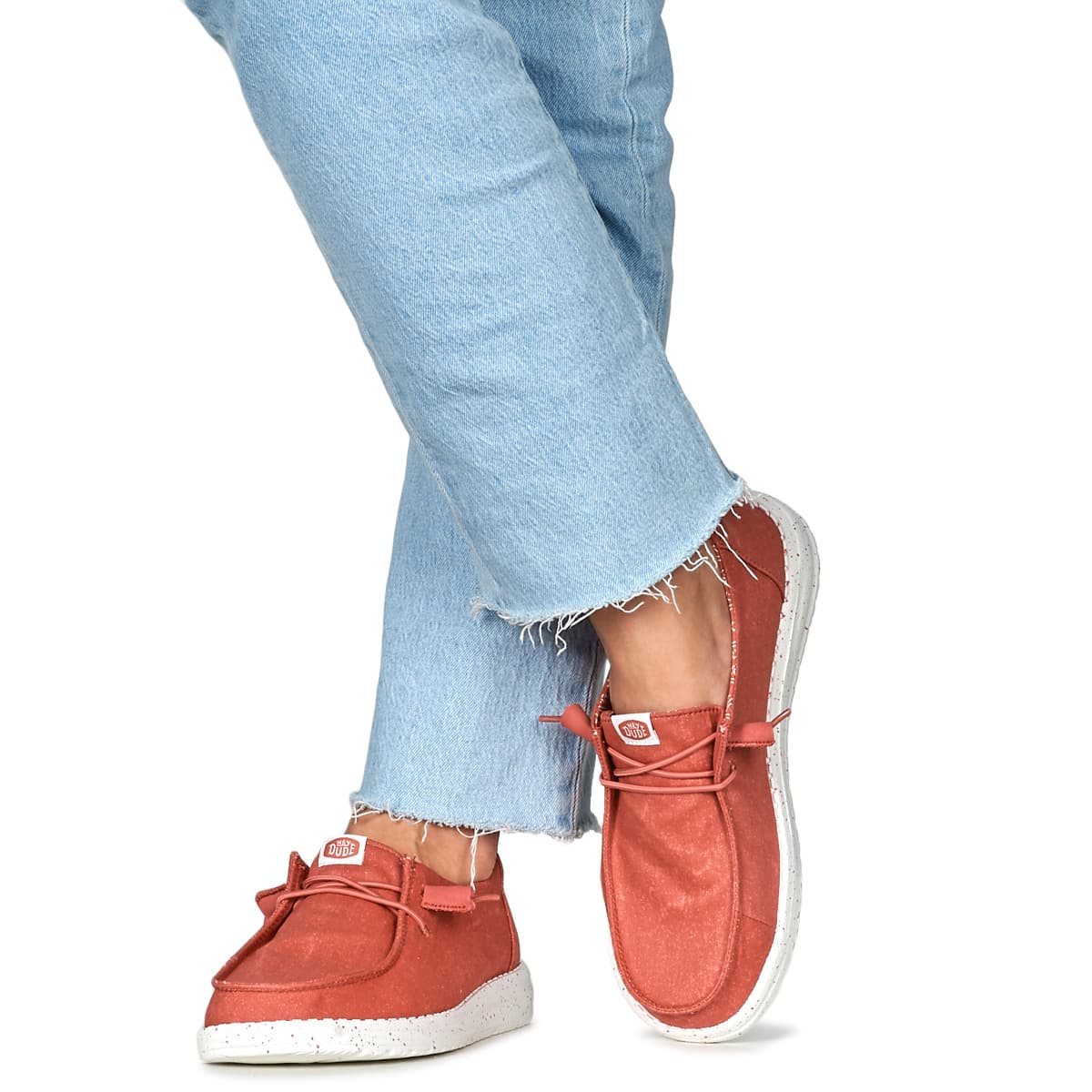 Women's Loafers HEYDUDE Red