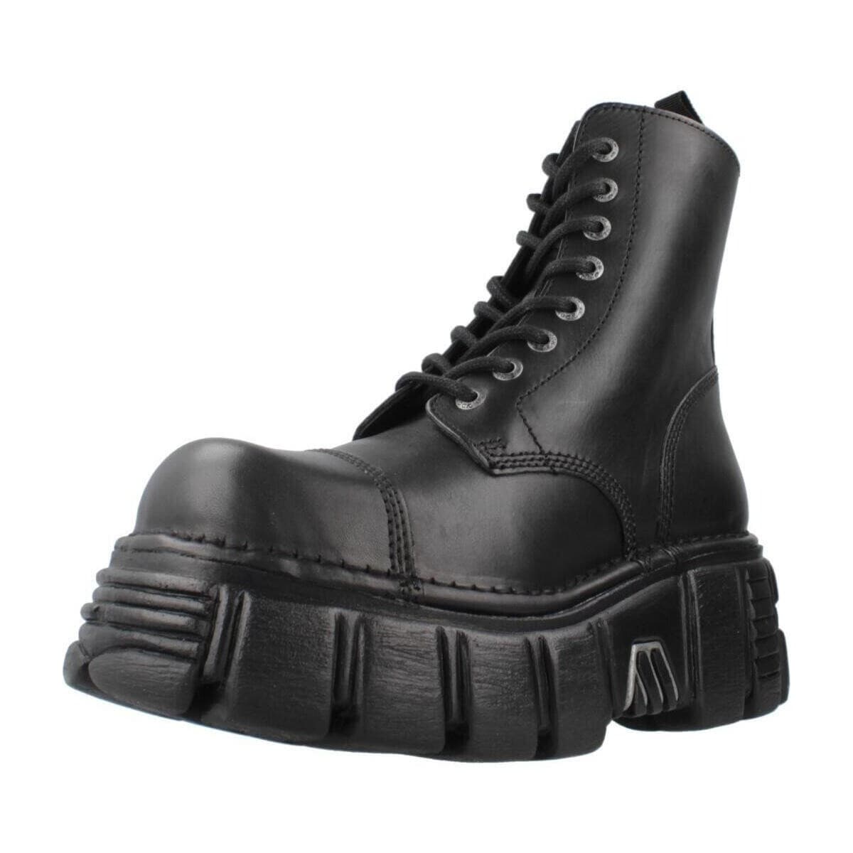 Women's Ankle Boots New Rock Black