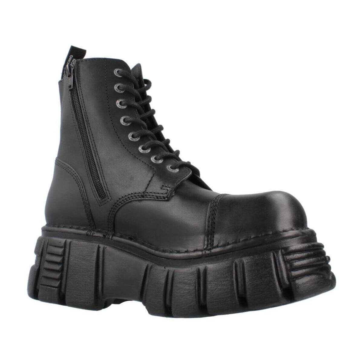 Women's Ankle Boots New Rock Black