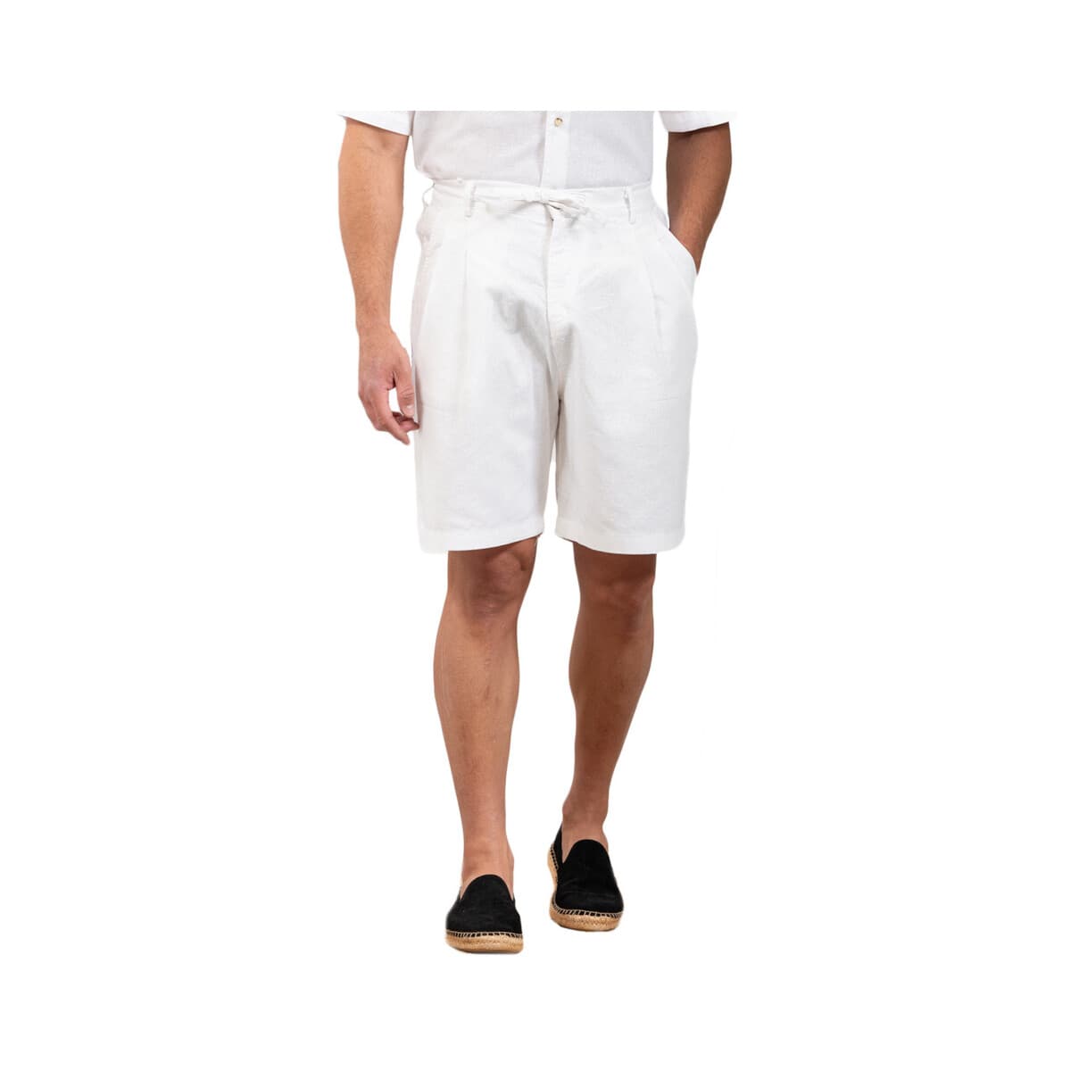 Shorts & Βερμούδες Vittorio RENATO LINEN COMFORT FIT BERMUDA MEN