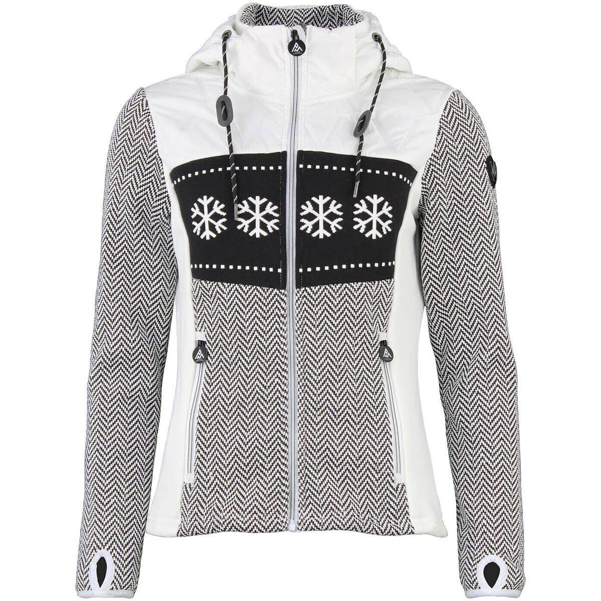 Women's Sweatshirts Peak Mountain White