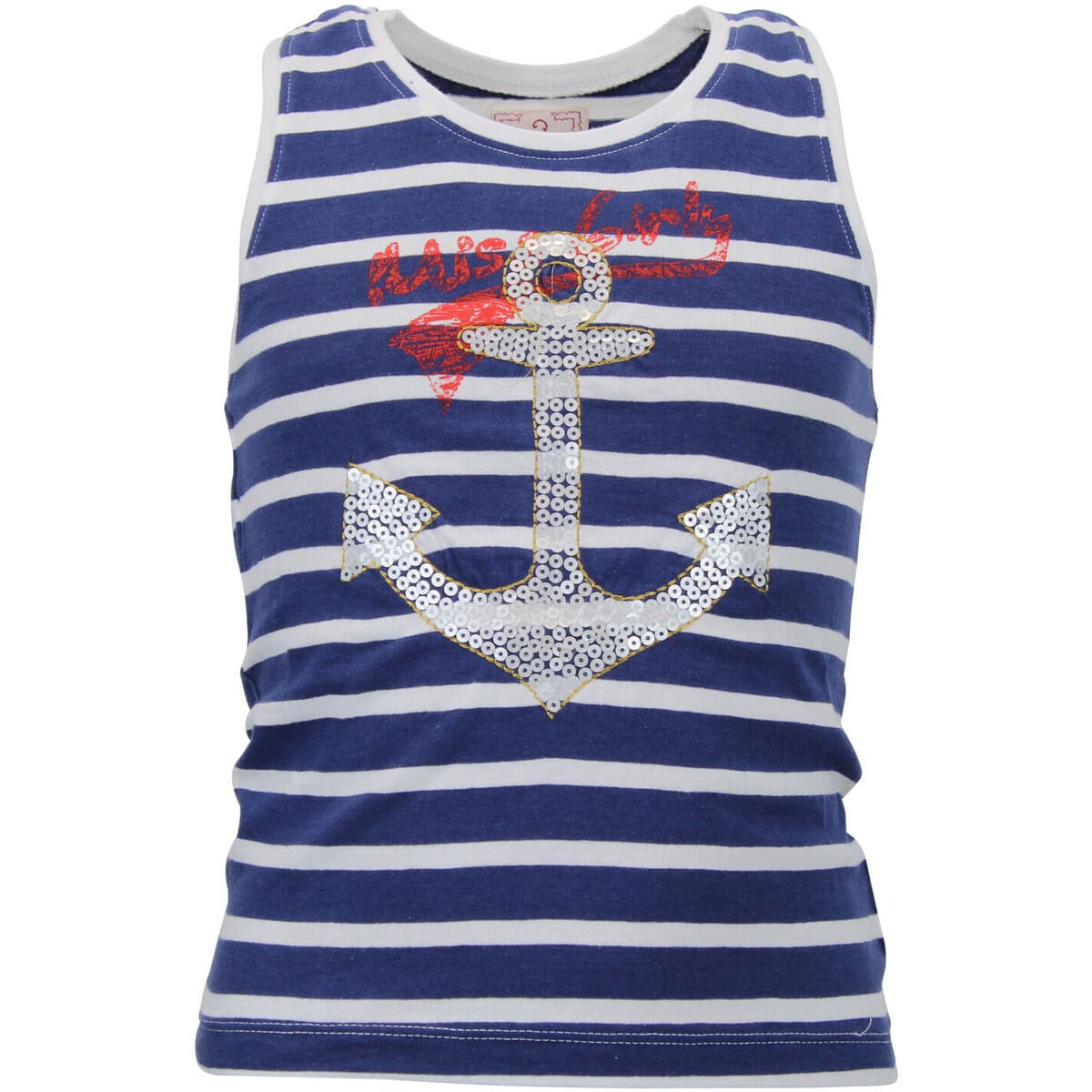 Girls' Sleeveless Tops Miss Girly White