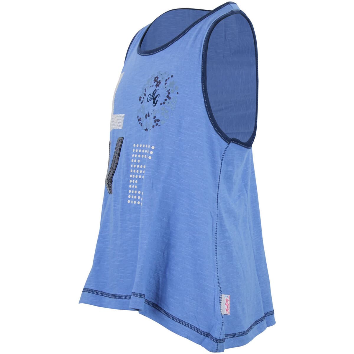 Girls' Sleeveless Tops Miss Girly Blue