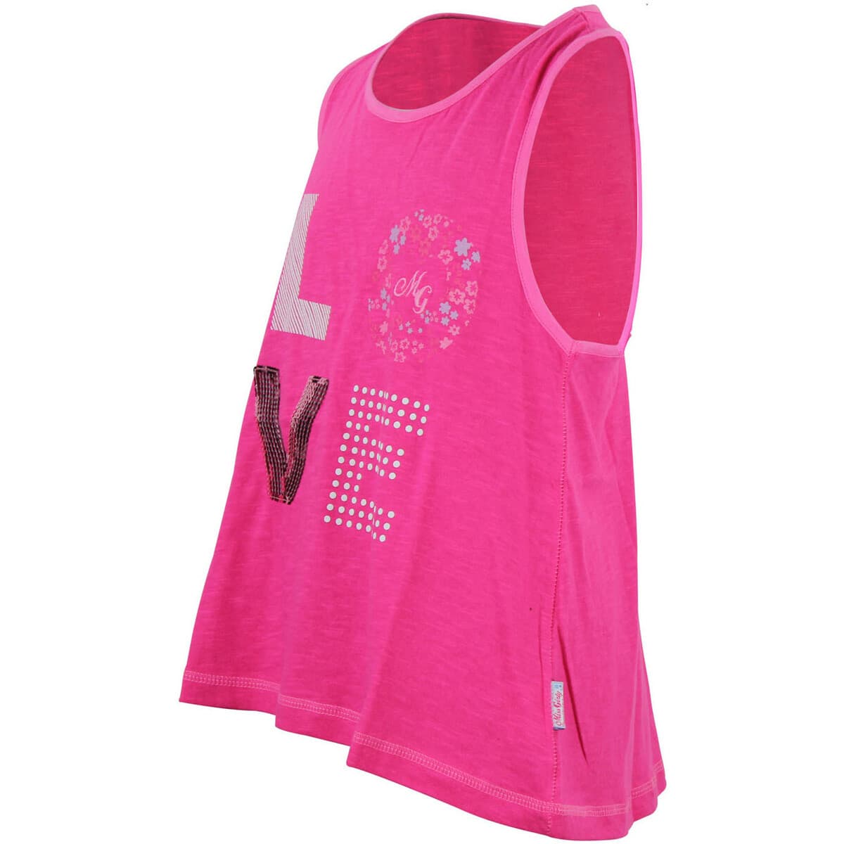 Girls' Sleeveless Tops Miss Girly Pink