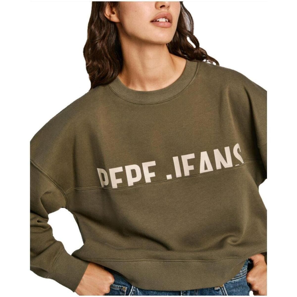 Women's Sports T-Shirts Pepe Jeans Green