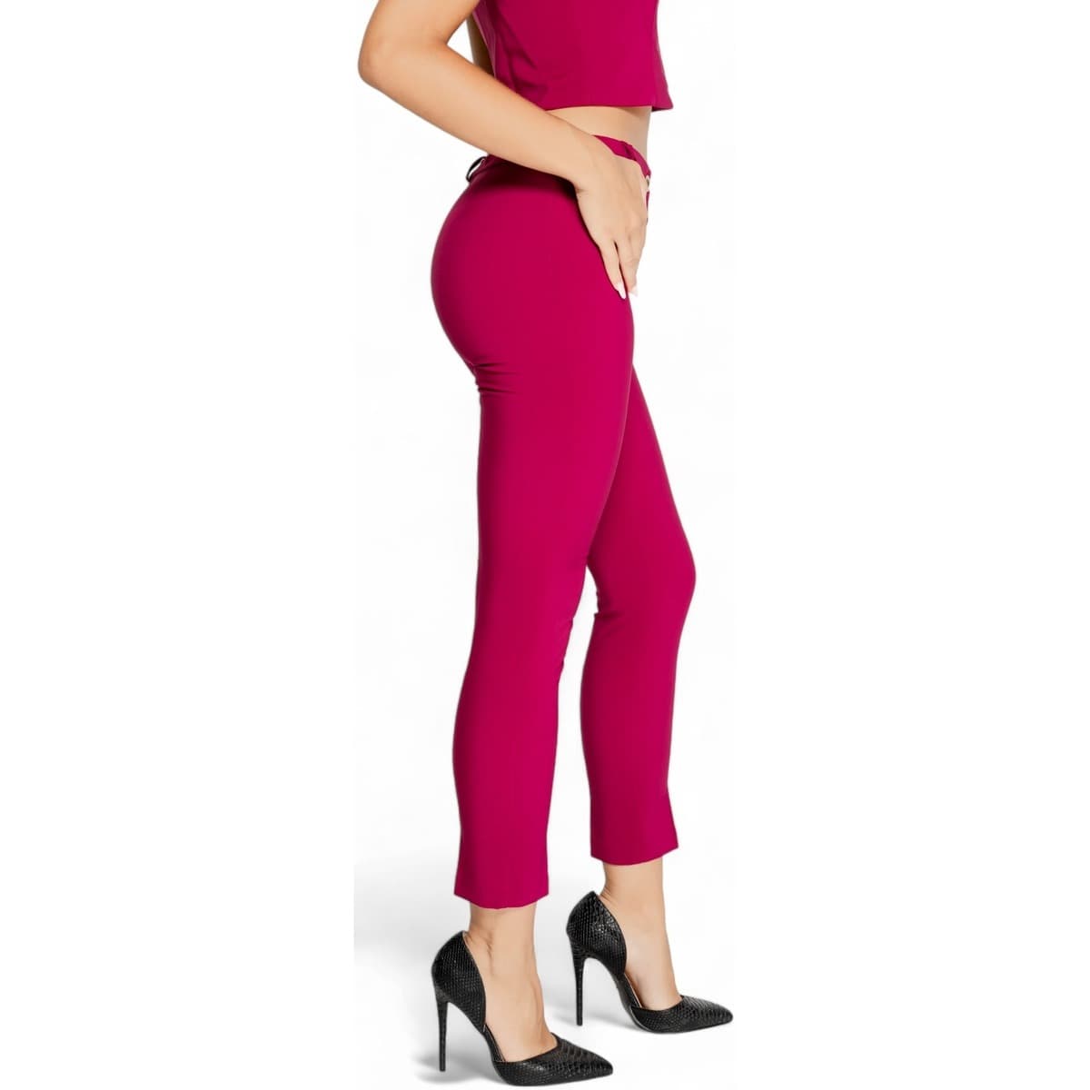Women's Pants Rinascimento Red