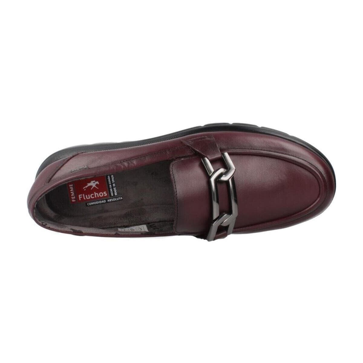 Women's Loafers Fluchos Bordeaux