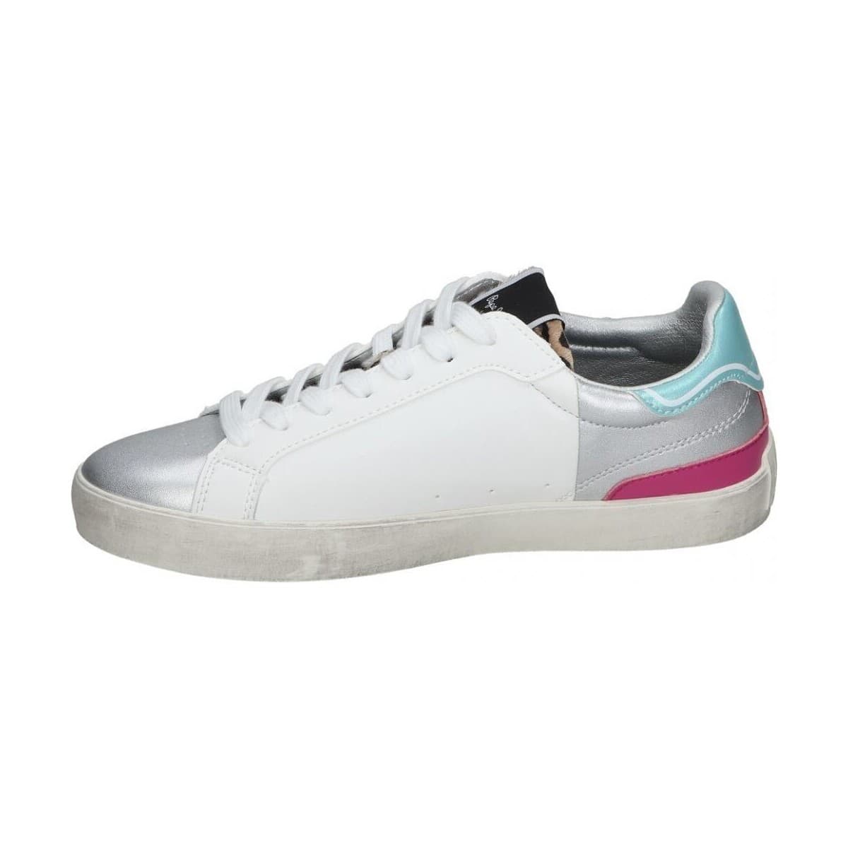 Women's Gym Shoes Pepe Jeans Silver