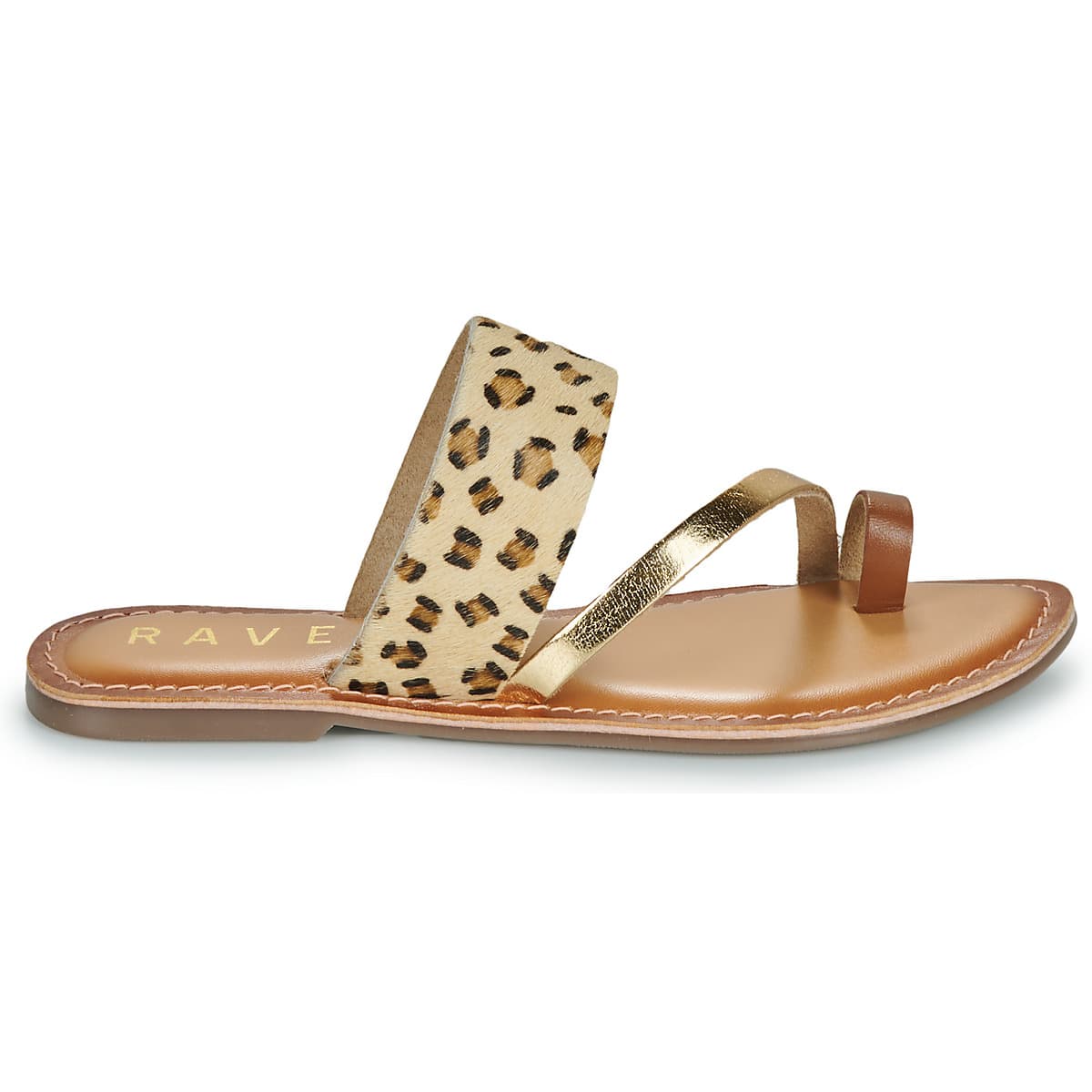 Women's Flip Flops Ravel Brown