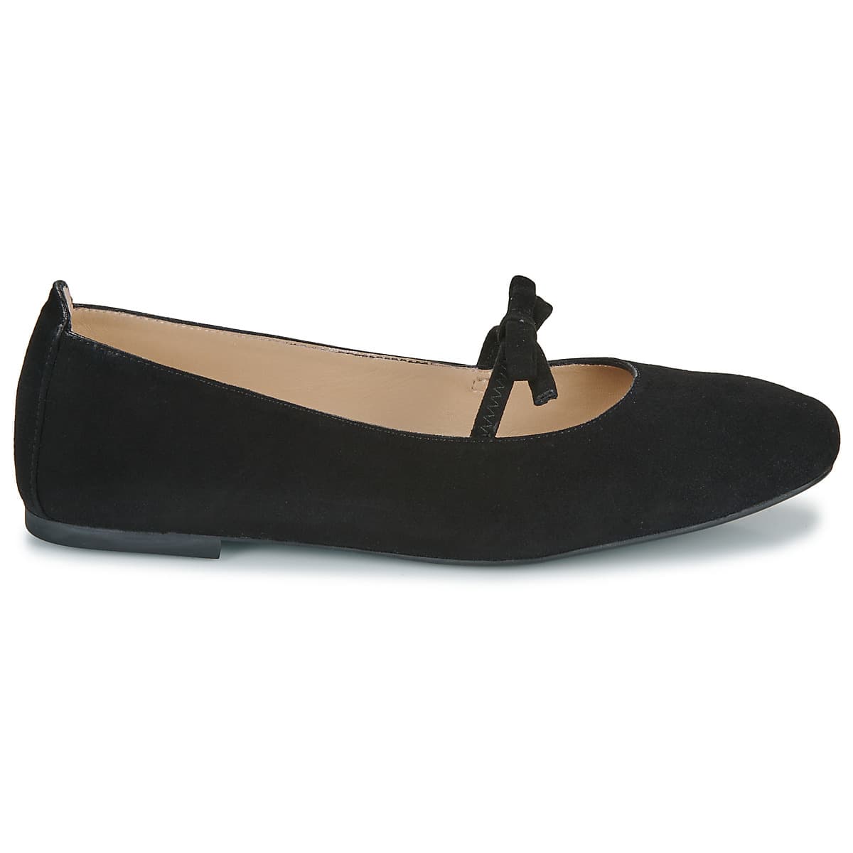 Women's Ballet Flats Unisa Black