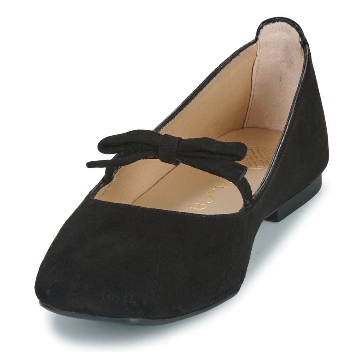 Women's Ballet Flats Unisa Black