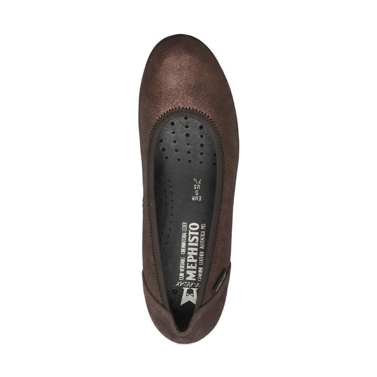 Women's Ballet Flats Mephisto Brown