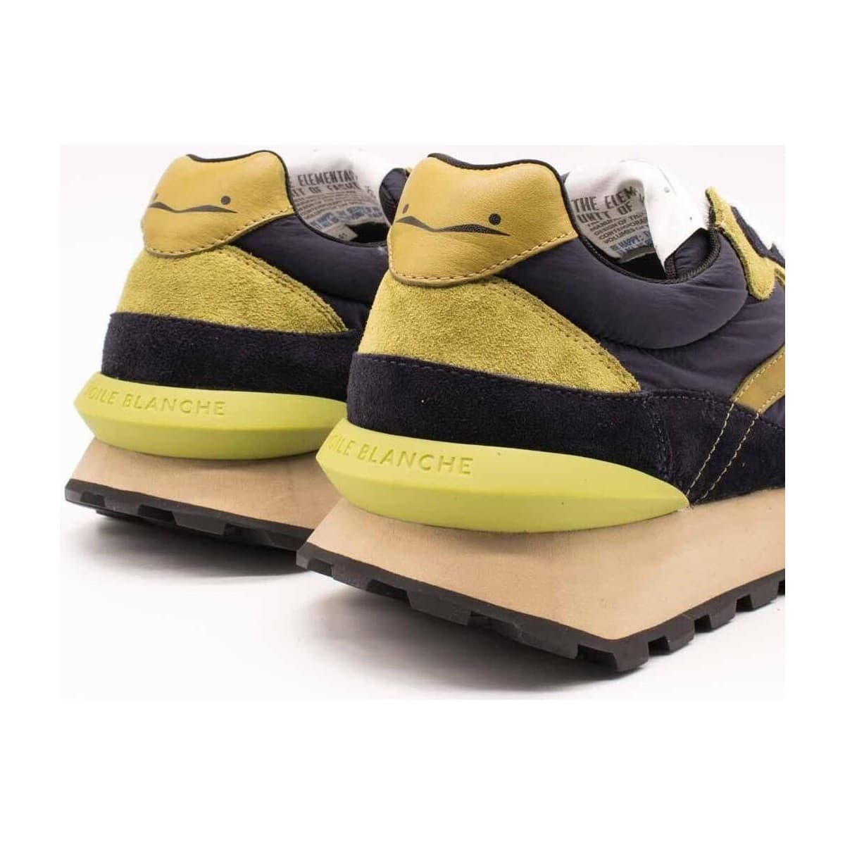 Men's Sneakers Voile Blanche Blue