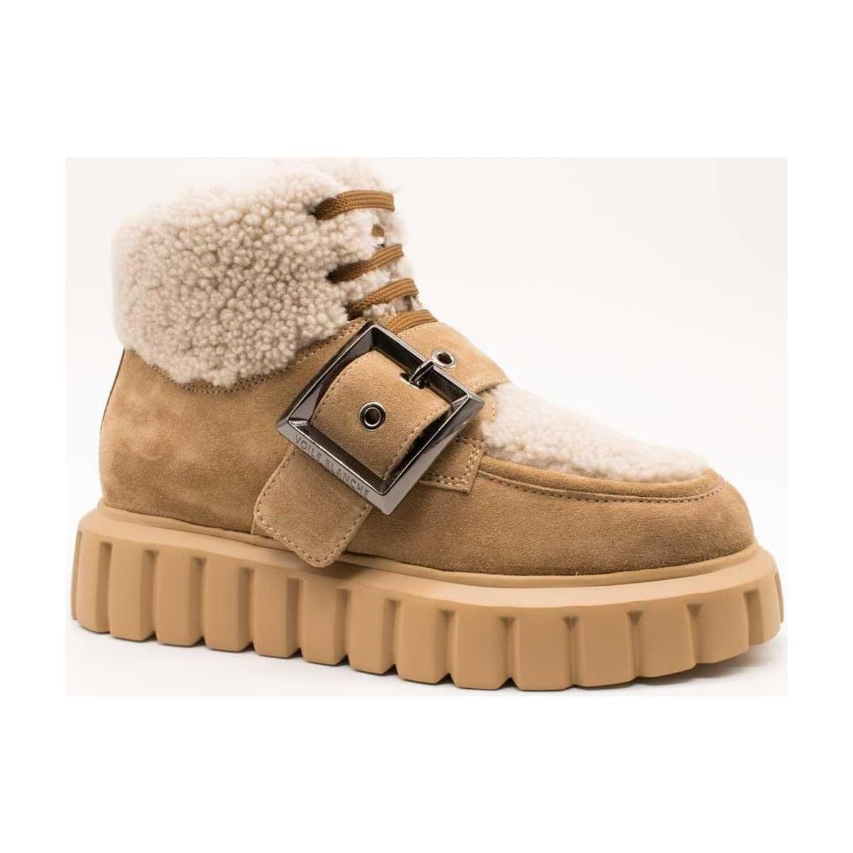 Women's Ankle Boots Voile Blanche Beige